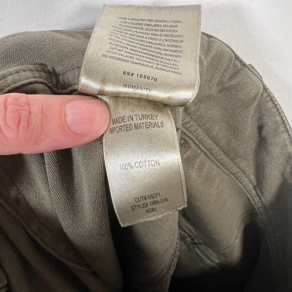 Citizens Of Humanity Agni Utility Jogger Pant Womens Size 27 Green Minimal - Picture 13 of 13